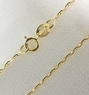 14k Solid Gold Marina Link Chain